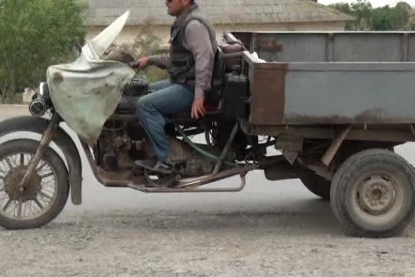 ​Salyan sakini qeyri-adi motosikl düzəldib - FOTO