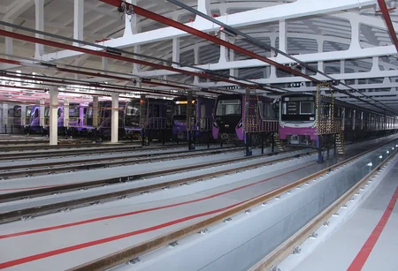 Bakı Metropoliteni Nərimanov deposunda təmir işlərini davam etdirir