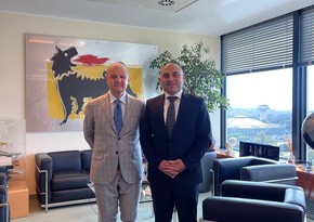 İtaliyanın “Eni” şirkəti və Azərbaycan enerji sahəsində əməkdaşlığı müzakirə edib
