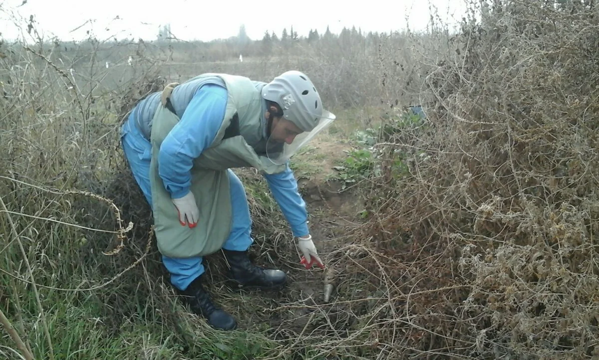 Tərtərdə 1 ədəd mərmi aşkar edilib