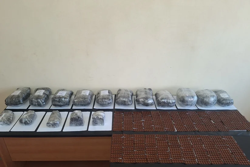 İrandan Azərbaycana 16 kiloqram narkotik vasitənin keçirilməsinin qarşısı alınıb