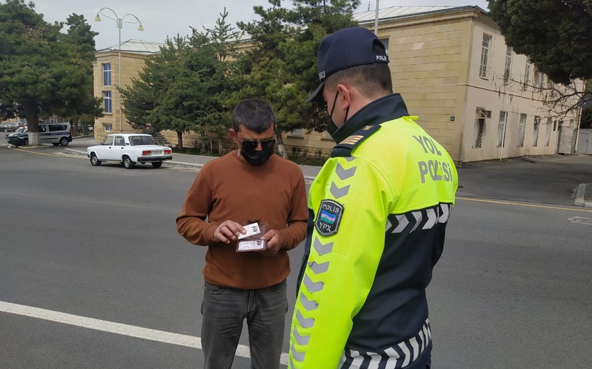 Yol polisi Qaxda reyd keçirib