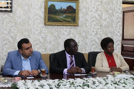 ​Anqola prezidentinin nümayəndələri ADNSU-da olub