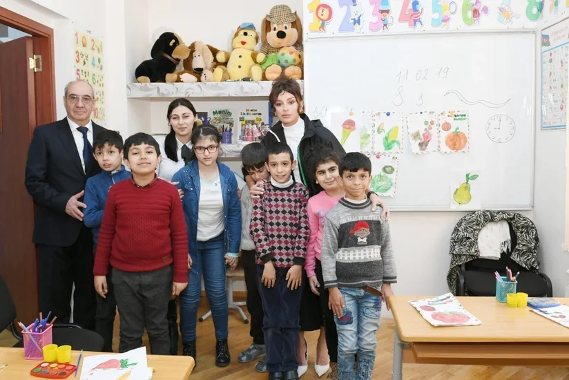 First Vice-President Mehriban Aliyeva visited special school No268 in Baku