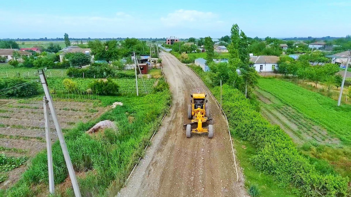 Tərtər rayonunda 5 yaşayış məntəqəsini əhatə edən yollar yenidən qurulur