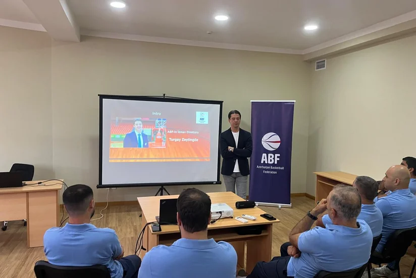 Basketbol hakimləri üçün seminar baş tutub