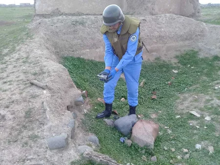 Tərtərdə əl qumbarası tapılıb