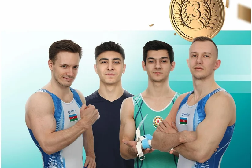 İdman gimnastikası üzrə Azərbaycan millisi Özbəkistanda bürünc medal qazanıb