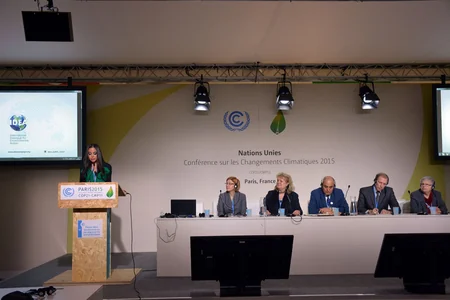 Mehriban Aliyeva and Leyla Aliyeva attend COP21 Climate Change Conference in Paris