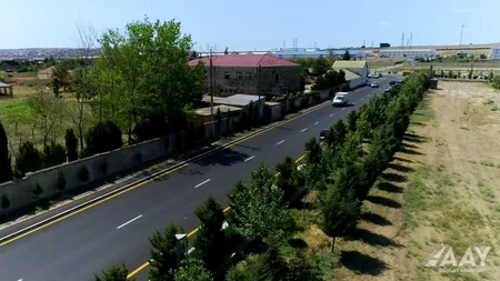 Aşağı Güzdək avtomobil yolu yenidən qurulub