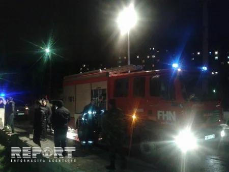 Bakıda mənzildə partlayış baş verib - FOTO