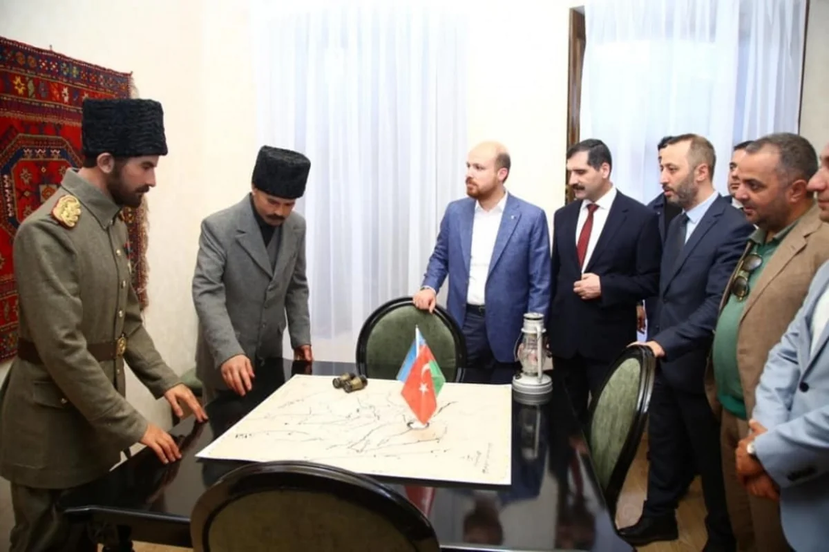 Ərdoğanın oğlu Gəncədə Nuru Paşanın ev-muzeyini ziyarət edib
