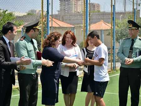 Penitensiar Xidmətin tərbiyə müəssisəsində yoldaşlıq oyunu keçirilib