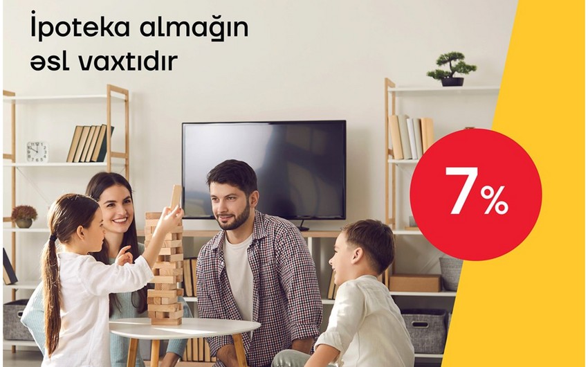 Yelo Bankdan 7%-lik ipoteka krediti