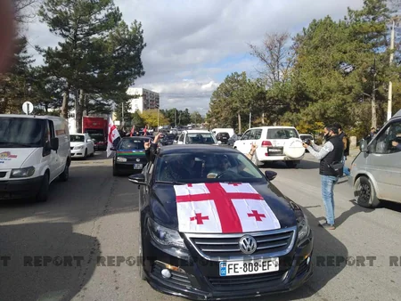 В Грузии празднуют победу Азербайджана