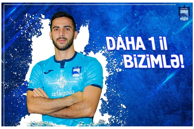 Zirə hücumçusu ilə müqaviləni uzatdı