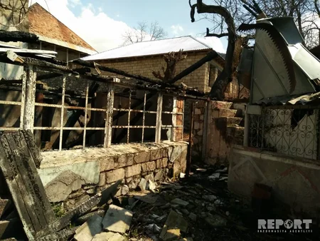Şəkinin bir kəndində 2 il ərzində 20-dən çox ev yanıb - FOTO - VİDEO