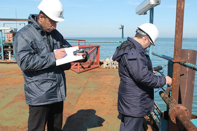 “Çilov” neft-qaz yatağında instrumental ölçmələr aparılıb