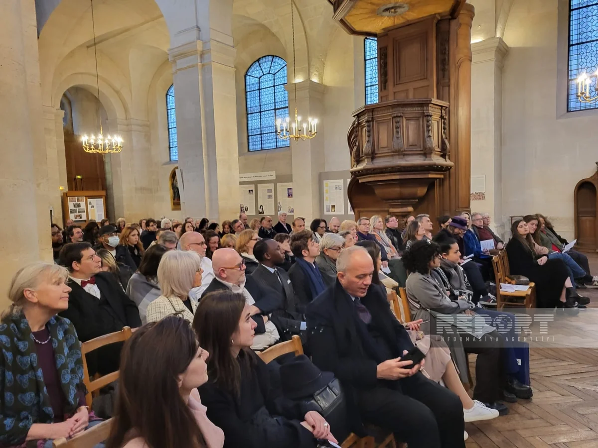 Parisdə Heydər Əliyevin anadan olmasının 100 illiyinə həsr olunmuş konsert keçirilib