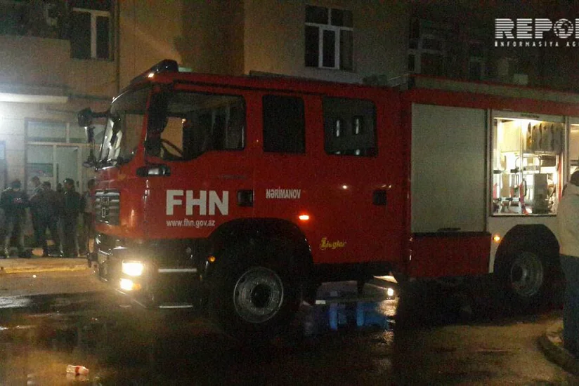 В средней школе в Товузе произошел пожар