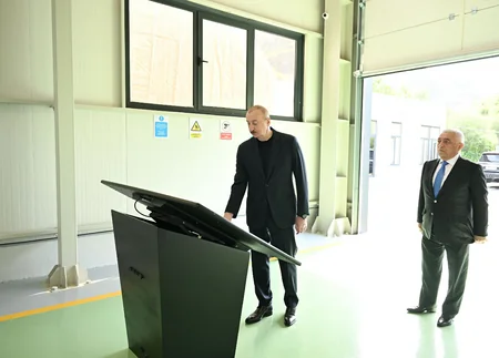 Prezident İlham Əliyev Laçında “Aşağı Malıbəyli” və “Mirik” su elektrik stansiyalarının açılışında iştirak edib