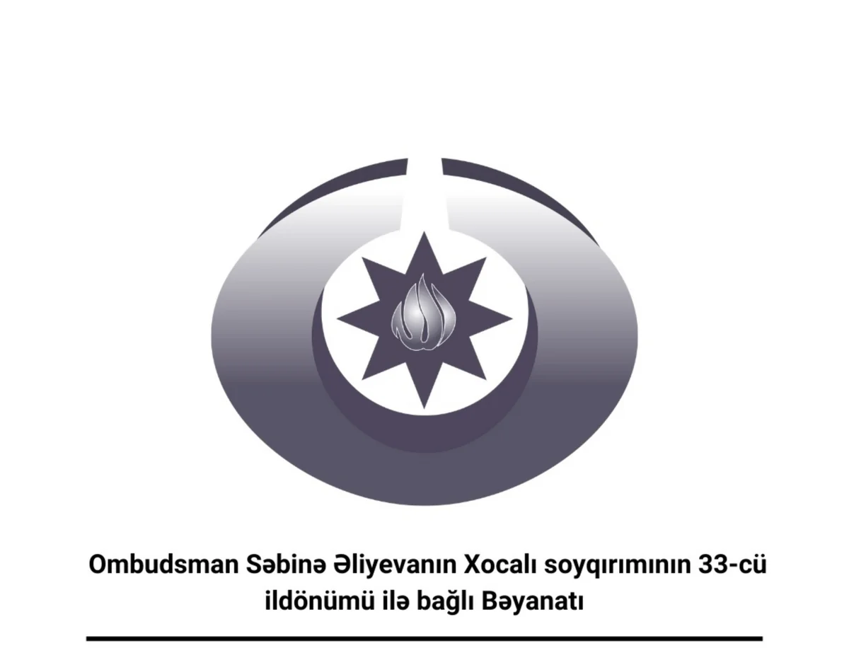 Ombudsman: Dünya dövlətləri Xocalı soyqırımı canilərinin öz layiqli cəzalarını alması üçün səylərini artırmalıdır