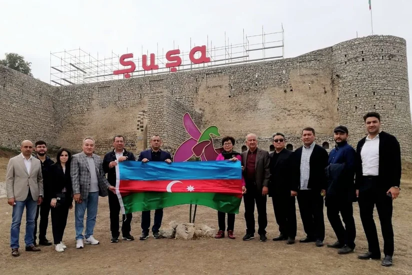 Делегация парламента Казахстана побывала в городах Шуша и Физули
