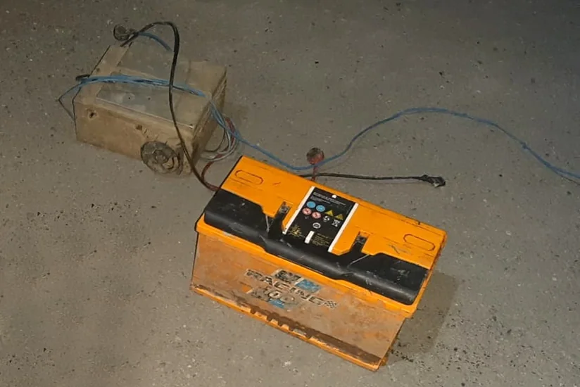 Kürdəmirdə elektrik cərəyanı ilə balıq ovlayanlar saxlanılıb