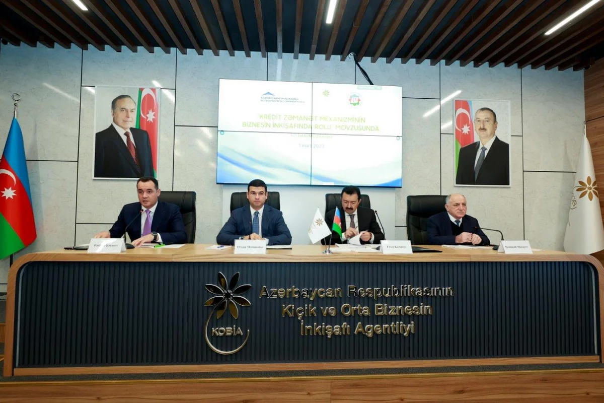 Kredit zəmanət mexanizminin biznesin inkişafında rolu müzakirə olunub