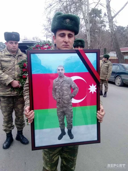Meyiti neytral ərazidən tapılan Azərbaycan hərbçisi dəfn olunub - FOTO