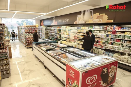 Masallı şəhərində “Rahat” marketin yeni filialı açılıb