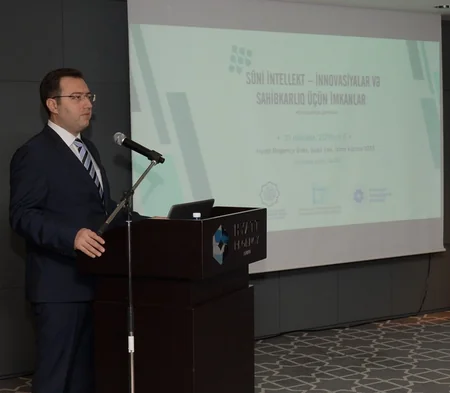 Azərbaycanda süni intellektin sahibkarlıq sahəsinə tətbiqi müzakirə edilib