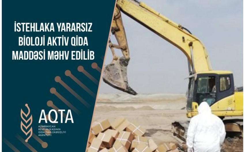 İstehlaka yararsız müxtəlif növ süd və süd məhsulları məhv edilib