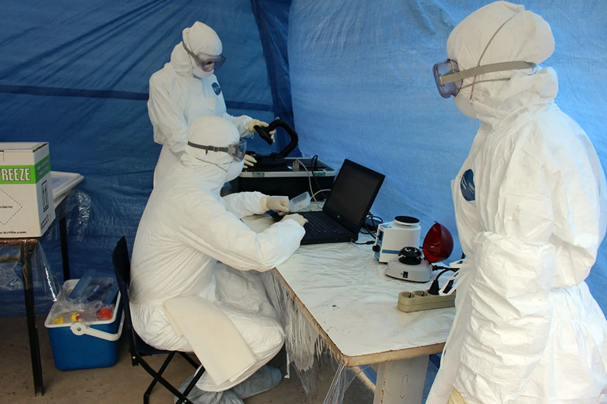 Səyyar sanitar epidemioloji dəstənin taktiki-xüsusi təlimi keçirilib