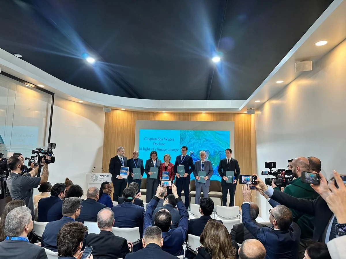 COP29 adopts declaration on strengthening cooperation over decline in Caspian Sea level