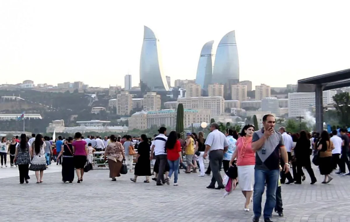 The population of Azerbaijan increased