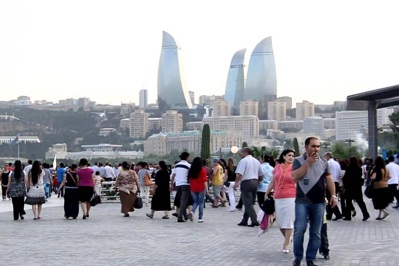 The population of Azerbaijan increased