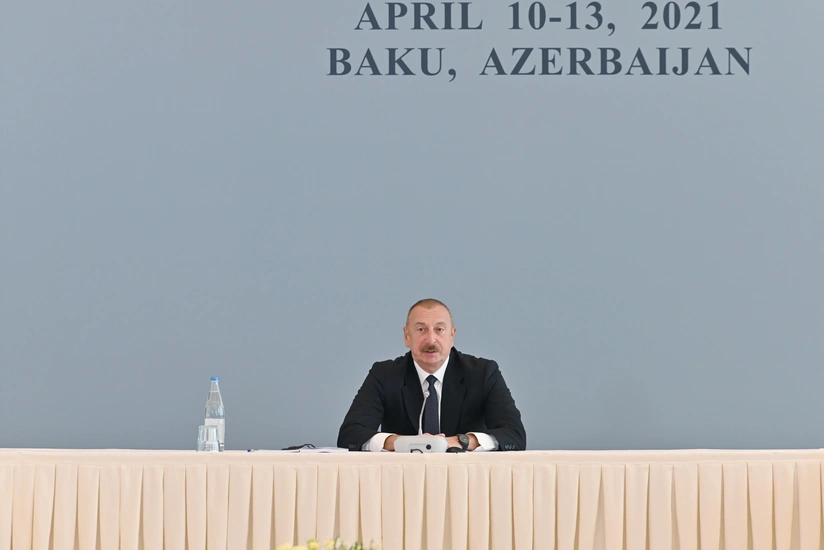 President on what will happen when Russian peacekeepers leave Karabakh