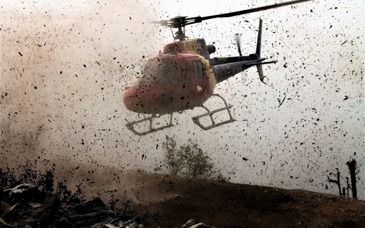 Tacikistanda helikopter qəzaya uğrayıb, 1 nəfər ölüb, 4 nəfər yaralanıb