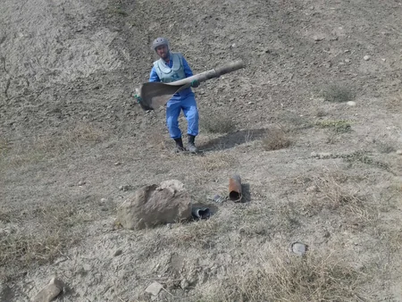 ANAMA Giləzidə 137 ədəd partlamamış hərbi sursat aşkar edib