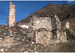 Footage from Kalbajar's Alibeyli village destroyed by Armenian vandals 