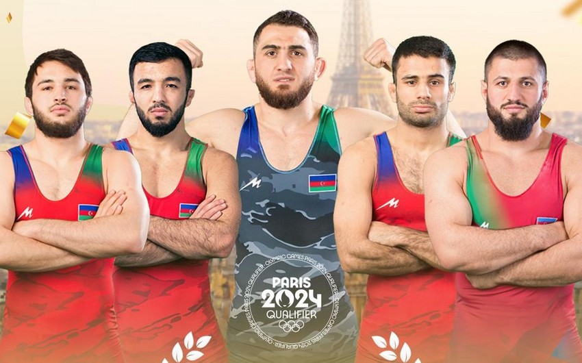 Mikayıl Cabbarov Paris-2024 Yay Olimpiya Oyunlarına lisenziya qazanan güləşçiləri təbrik edib