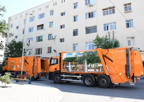 В Хазарском районе создано более 400 контейнерных площадок для мусора