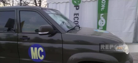 Next peacekeepers' vehicle moves freely from Lachin to Khankandi