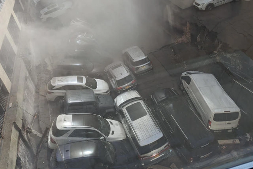 Nyu-Yorkda parkinq binası uçub, ölən var