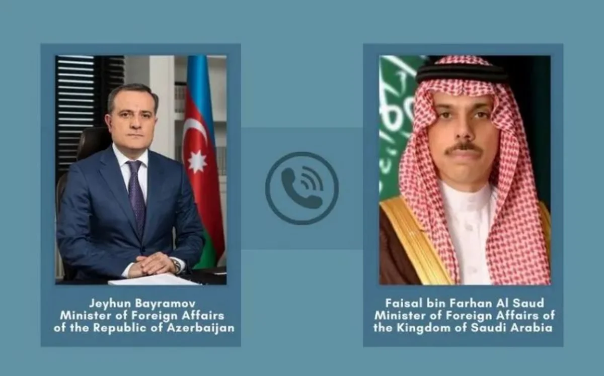 Azərbaycan və Səudiyyə Ərəbistanı XİN başçıları telefonla danışıb