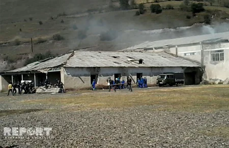 Daşkəsəndə mülki müdafiə qüvvələrinin təlimləri keçirilib - FOTO