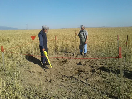 ​Tərtər və Füzulidə 4 ədəd partlamamış hərbi sursat aşkar edilib