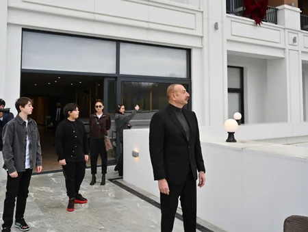 President Ilham Aliyev and First Lady Mehriban Aliyeva attend inauguration of Shabran Recreation Complex