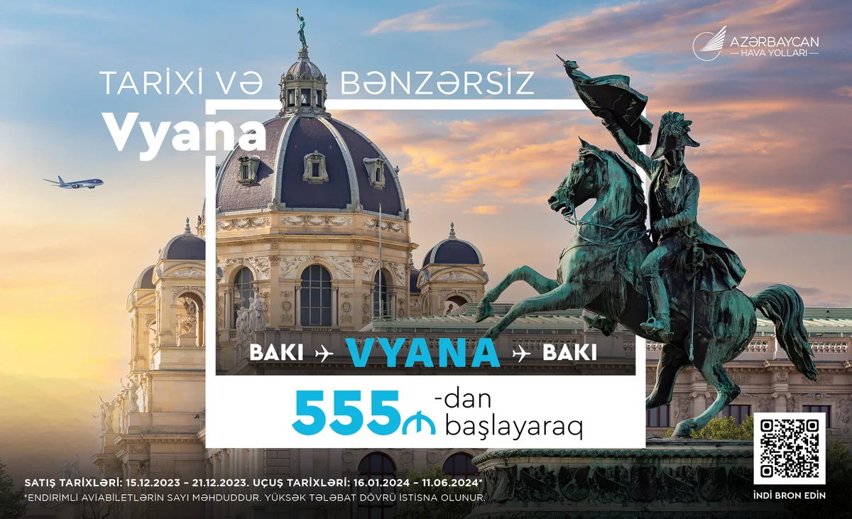 AZAL launches new discount campaign for flights connecting Baku and Vienna